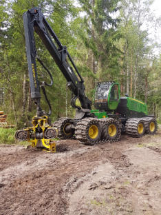 Unser John Deere 1270e (Achtradversion)